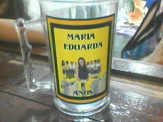 caneca acrilica promoção